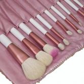 Pincel Rosa Para Maquiagem Kit Com 18 Peças R$ 69,99
