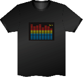 Camiseta Eletronica Sensível Ao Som